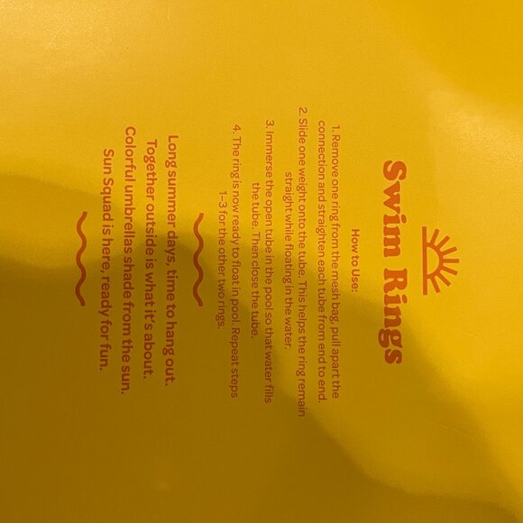 Swing Rings ((Swim Through them) (Pack of 3) (new) Age 6 and up. (home/x) - Picture 10 of 10